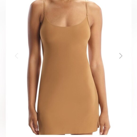 Commando new without tags midi Cami slip shapewear caramel colour size S/M - Picture 1 of 9